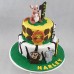 Jungle -  Animals with Kangaroo Cake (D,V)